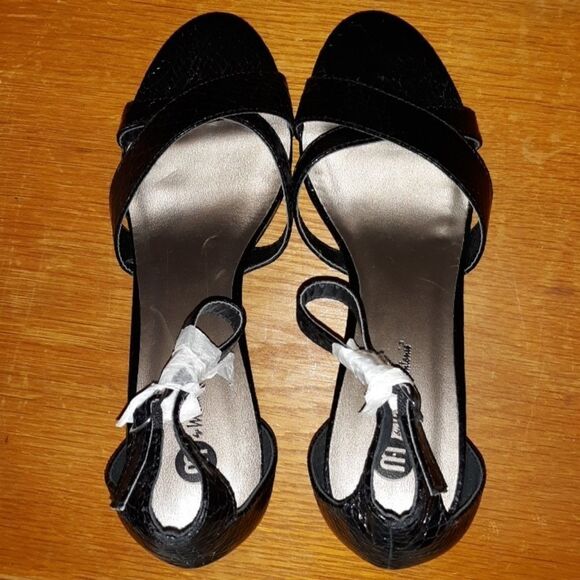 New Michael Antonio Open‎ Toed Ankle Strap Heels 10 - Picture 5 of 6